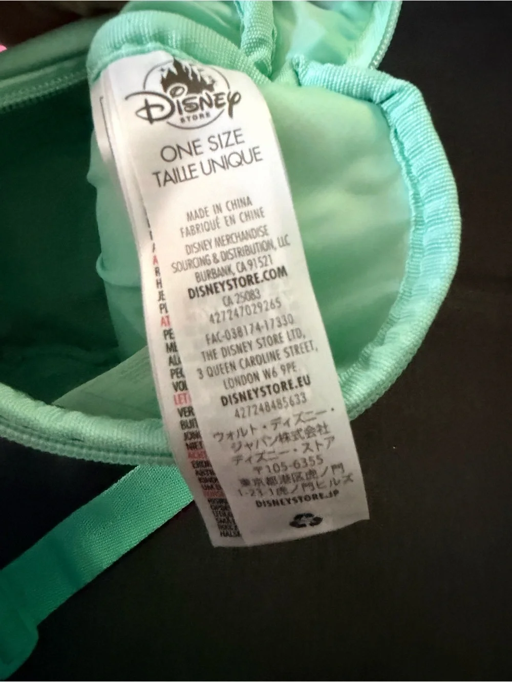 Disney Aqua Kids Character Waist Bag with Pink Bow